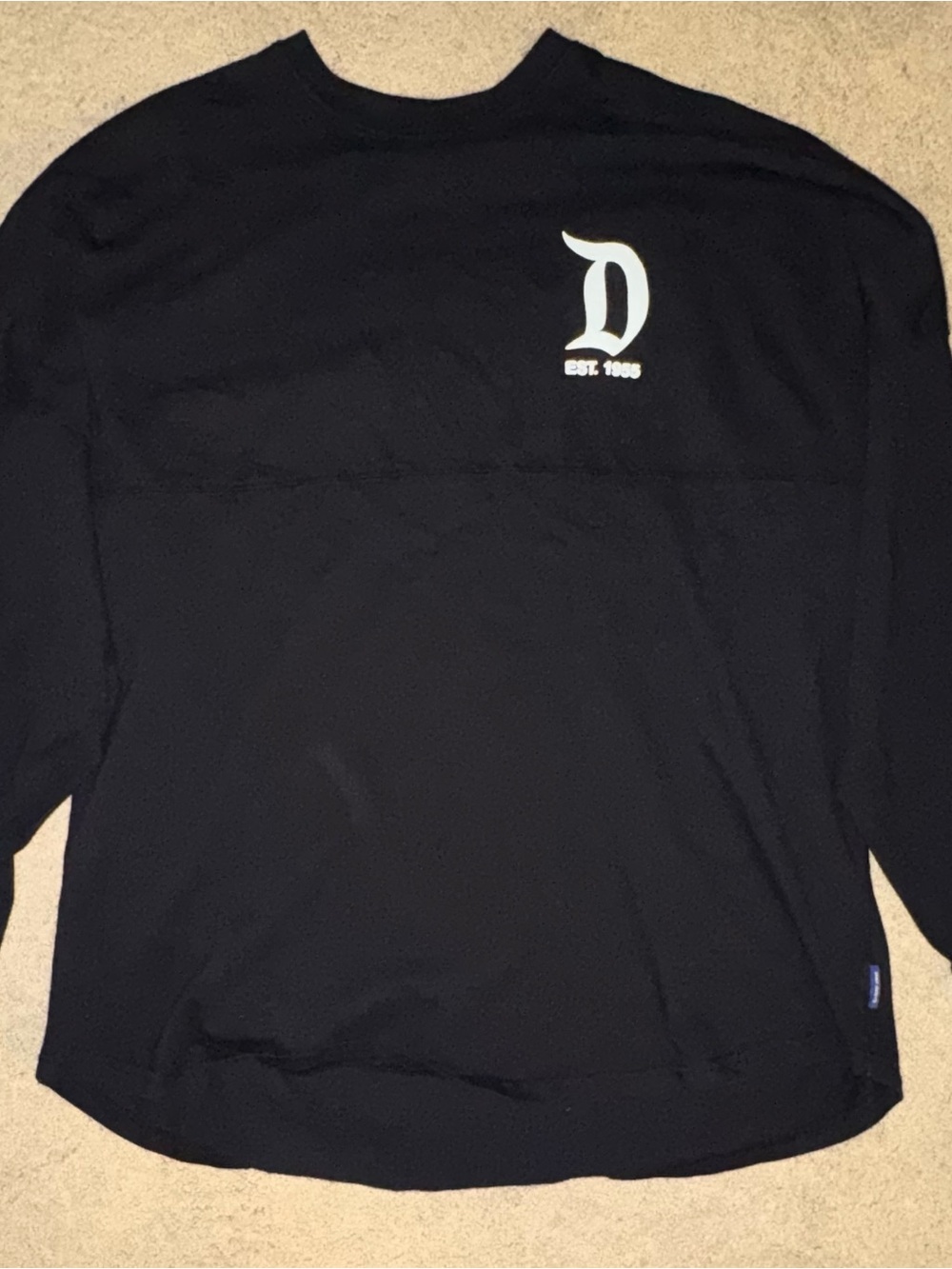Disney Parks Disneyland Resort Black Spirit Jersey Long Sleeve Size XXL